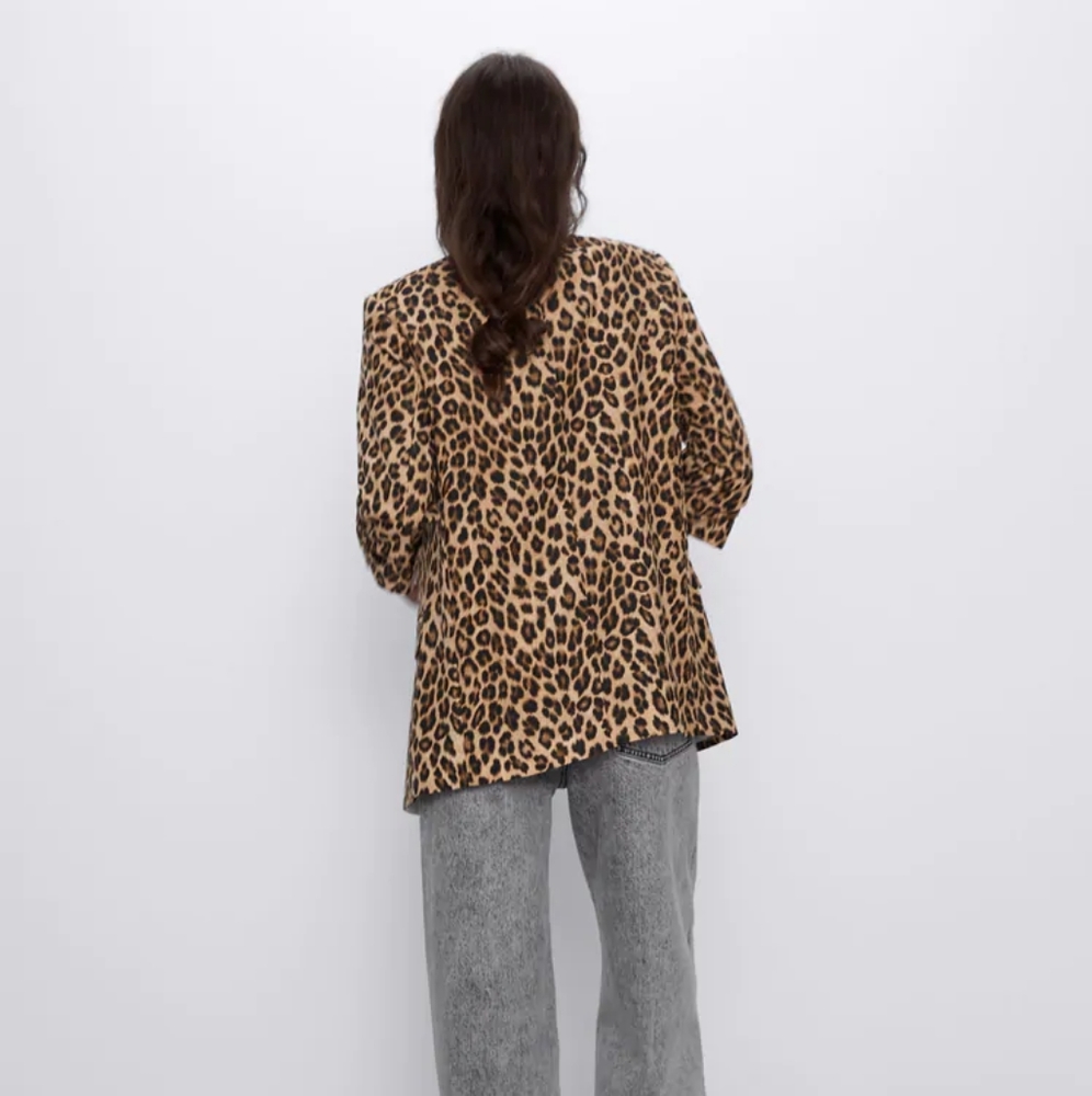 Zara leopard print blazer - Picture 3 of 13
